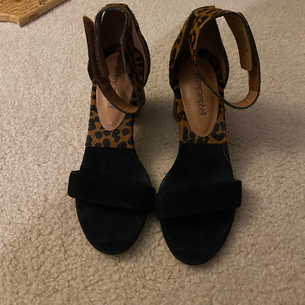 Jeffrey Campbell Leopard Print Women's Sandals